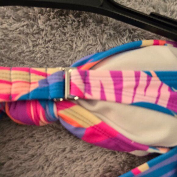 Salt + Cove Juniors Tropical Breeze Knot Multi One Piece Swimsuit XS NWT - Picture 9 of 10